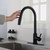 Touch Kitchen Faucet with Pull Down Sprayer-Matte Black T575-S0671297307 Touch Kitchen Faucet with Pull Down Sprayer-Matte Black T575-S0671297307