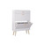 Shoe Cabinet, 16 Pair Shoe Rack Storage Organizer with 2 Flip Drawers, White Entryway Shoe Storage  T575-S0671296315