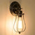 Industrial Vintage Wall Light with Adjustable Joint Wire Metal Cage Wall Sconce Fixture~1609 T575-S0671386551