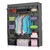 5-Layer 12-Compartment Non-woven Fabric Wardrobe Portable Closet Gray (133x46x170cm) T575-S0671299506