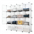 16-Cube Storage Shelf Cube Shelving Bookcase Bookshelf Organizing Closet Toy Organizer Cabinet Whit T575-S0671290886