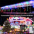 Curtain Icicle Lights Wedding Party LED Fairy Christmas Indoor Outdoor T575-S0671281203 Curtain Icicle Lights Wedding Party LED Fairy Christmas Indoor Outdoor T575-S0671281203