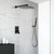 Male NPT Matte Black Shower System, Shower Faucet Set for Bathroom Shower Fixtures with 12 Inch Rai T575-S0671434174 Male NPT Matte Black Shower System, Shower Faucet Set for Bathroom Shower Fixtures with 12 Inch Rai T575-S0671434174