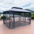 13x10 Outdoor Patio Gazebo Canopy Tent With Ventilated Double Roof And Mosquito net,Gray Top T575-S0671270230 13x10 Outdoor Patio Gazebo Canopy Tent With Ventilated Double Roof And Mosquito net,Gray Top T575-S0671270230