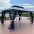 13x10 Outdoor Patio Gazebo Canopy Tent With Ventilated Double Roof And Mosquito net,Gray Top T575-S0671270230 13x10 Outdoor Patio Gazebo Canopy Tent With Ventilated Double Roof And Mosquito net,Gray Top T575-S0671270230