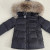 Color: Khaki, Kid Size: 4 - Kids Winter Down Jacket Shiny Real Raccoon Fur Collar Toddler Boys Hood F640-12000044428256878