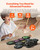 Electric Drum Set 9-Pad with Headphone Jack Pedals Built-in Speakers for Kids E415-SJDZG9DYTSCSE568BV9