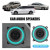 Size: 8" - 4/5/6 Inch Car Speakers 100W/160W Max Universal HiFi Coaxial Subwoofer Car Audio Music S F640-12000037306431789