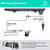 10-inch Streaming Media Rearview Mirror Recorder 1080P HD 2.5d Full Screen Reversing Recorder Black K484-PAU_0GA3PXKH
