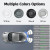 Color Name: Silver - HIPPBQCC Car Parking Sensor Kit 4 Sensors Buzzer 22mm Reverse Backup Radar Sou F640-12000038714128617