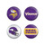 Minnesota Vikings Buttons 4 Pack Z157-3208588823