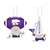 Kansas State Wildcats Ornament Gnome Fan 2 Pack Z157-194651722