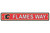 Calgary Flames Sign 4x24 Plastic Street Style CO Z157-2324580321