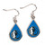 Dallas Mavericks Earrings Tear Drop Style - Special Order Z157-3208598423