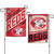Cincinnati Reds Flag 12x18 Garden Style 2 Sided Cooperstown Z157-3208526730