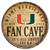 Miami Hurricanes Sign Wood 14 Inch Round Barrel Top Design Z157-9416628210