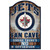 Winnipeg Jets Sign 11x17 Wood Fan Cave Design - Special Order Z157-3208535915