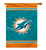Miami Dolphins Flag 28x40 House 1-Sided CO Z157-2324594637