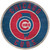 Chicago Cubs  Sign Wood 12 Inch Round State Design Z157-7846020542