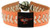 Baltimore Orioles Bracelet Team Color Baseball Peach Leather White Thread CO Z157-4421404391