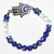 8mm Evil Eye/ Clear Quartz with Hand H558-JB8EVIQ