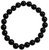 8mm Black Onyx (natural agate dyed) bracelet H558-JB8BO