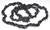 32" Black Stone chip necklace H558-GNBLAS