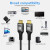 Color: Black, Length: 2m - 10K 8K HDMI Cable 2.1, Available Lengths for Selection,Ultra High Speed  F640-12000039599098232