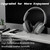 Wireless Headsets Noise Canceling Ear Buds Longer Playtime Foldable Earphones Support Dual Device C K484-PEL_0RBFGQ4B