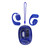 R22 Open Ear Headphones Wireless Air Conduction Sport Earphones With Transparent Charging Case Hang K484-PEL_0RBKUORT