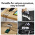 Color: GRAY - Adhesive Cable Holder Clips Cord Management Wire Organizer for Desktop USB Charging C F640-12000039266823879