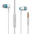 Luminous Subwoofer In-ear Headphones 3.5mm Jack Noise Cancelling Sport Earbuds with Microphone K484-PEL_0N5BQFUV