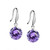 Size: 8mm - Small,Color: Purple Amethyst - Colorful Diamond in the Sky - Drilled Crystal Diamond in K290-1261821680