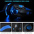 Over Ear Gaming Headset with Mic and LED Light for Laptop Cellphone PS4, Blue K484-PEL_01H3PXUP