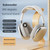 P9 Wireless Stereo Hi-fi Earphones Bluetooth  Noise Reduction Music Headset with Microphone White K484-PEL_0OQ3RFAS