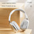 P9 Wireless Stereo Hi-fi Earphones Bluetooth  Noise Reduction Music Headset with Microphone White K484-PEL_0OQ3RFAS