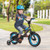 Kids Bike with Adjustable Handlebar and Saddle Black-12 Inches - Color: Black - Size: 12 inches D681-TS10177DK-12