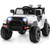 12V Kids Ride On Truck with Remote Control and Headlights-White - Color: White D681-TQ10133US-WH