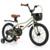 16-Inch Kids Bike Adjustable with Training Wheels for 4-7 Years Old - Color: Green - Size: 16 inches D681-TS10229GN-16