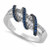 Color: SILVER/BLUE TWIST,Size: 6 - Prosper Rings In Various Colors And Combinations K290-47681768522001