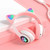 Aks-28 Rgb Cat Ear Bluetooth Headphones Stereo Music Helmet Wireless Microphone Control Phone Earph K484-PEL_0Q3S4CID