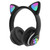 Aks-28 Rgb Cat Ear Bluetooth Headphones Stereo Music Helmet Wireless Microphone Control Phone Earph K484-PEL_0Q3S4CID