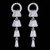 Kayli Chandelier Earrings With Slender Crystal Baguettes F369-452353851427