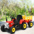 12V Ride on Tractor with 3-Gear-Shift Ground Loader for Kids 3+ Years Old-Red - Color: Red D681-TY327774US-RE