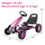 4 Wheels Kids Ride On Pedal Powered Bike Go Kart Racer Car Outdoor Play Toy-Pink - Color: Pink D681-TY283250PI
