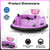 12V 360?° Ride on Bumper Car for Toddlers with Remote Control-Pink - Color: Pink D681-TQ10321US-PI
