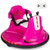 12V Kids Ride On Bumper Car with Remote Control Lights and Music-Pink - Color: Pink D681-TQ10082US-PI