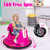 12V Kids Ride On Bumper Car with Remote Control Lights and Music-Pink - Color: Pink D681-TQ10082US-PI