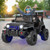 12V Kids Ride-on Jeep Car with 2.4 G Remote Control-Solid Black - Color: Black D681-TY328019CH