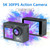 Action Camera 5K 30FPS 48MP WiFi Waterproof 30M Underwater Camera 2 Inch 1080P HD Touch Screen Spor K484-PEL_0QLBRE48